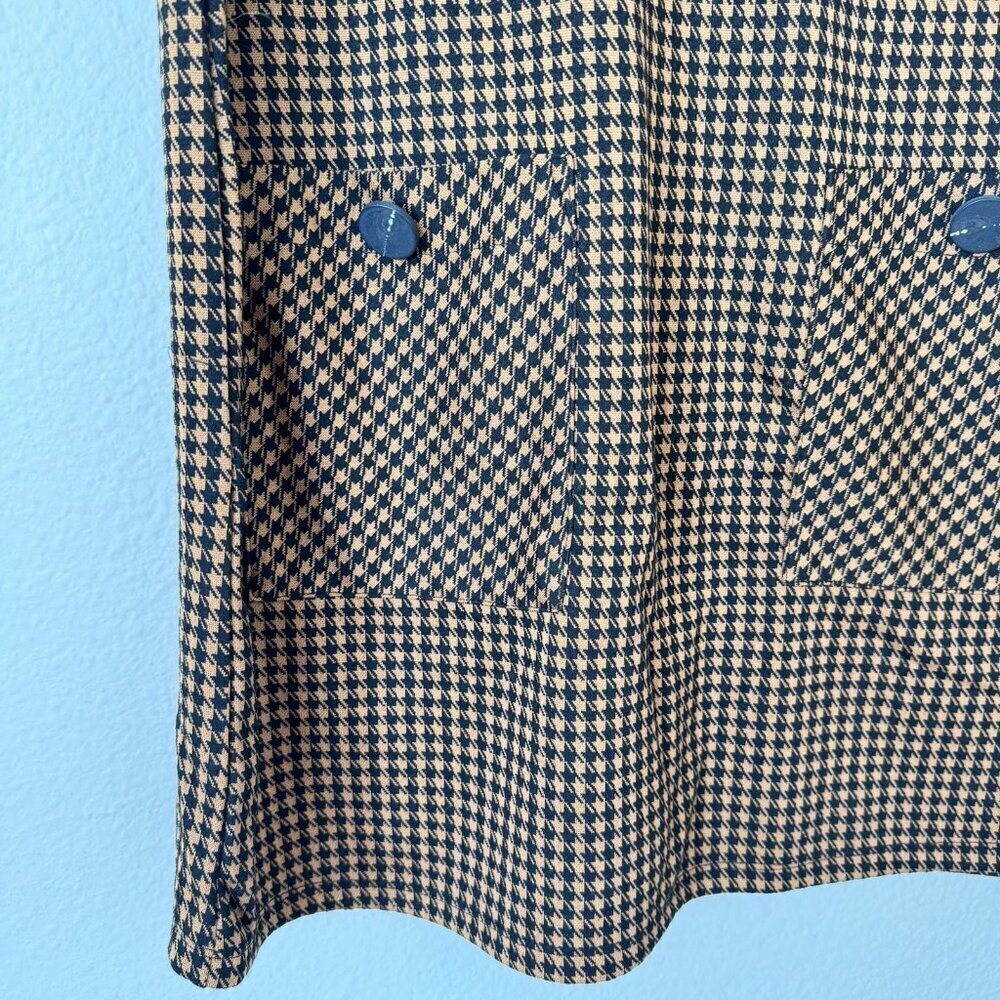 Brown Houndstooth Dress Womens Dress Size 10 Womens Dress Ladies Primark Brown - Picture 3 of 7